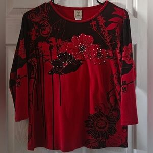 Jess & Jane 3/4 Sleeve Top